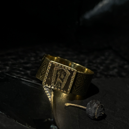 Baltic Zodiac Signet Ring