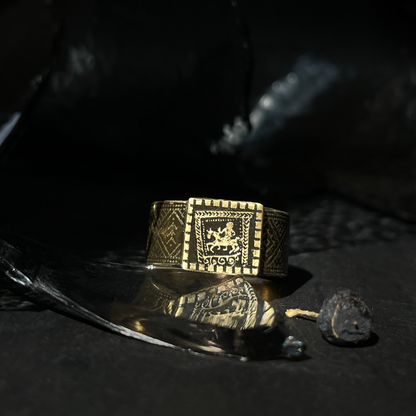 Baltic Zodiac Signet Ring