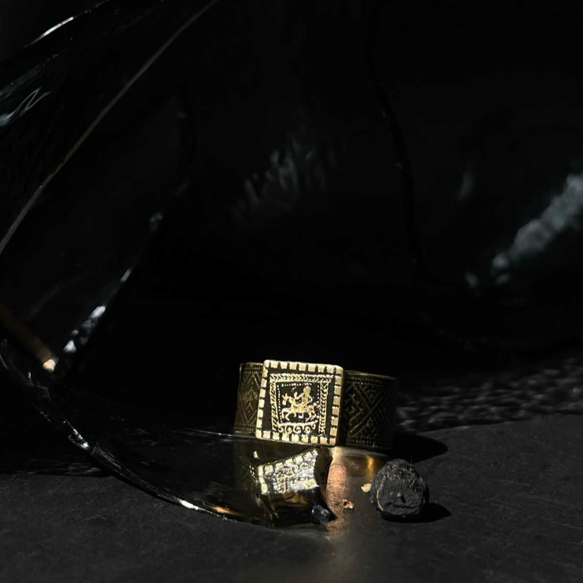 Baltic Zodiac Signet Ring