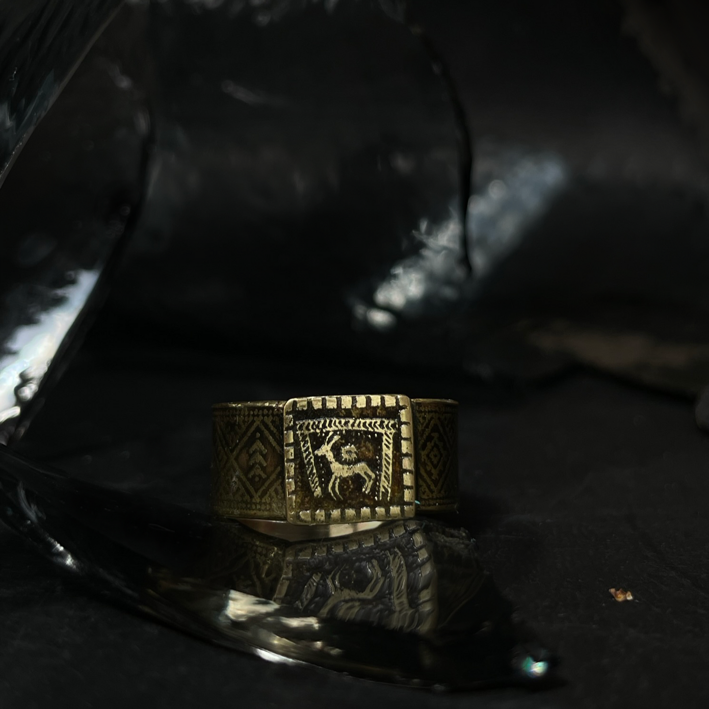 Baltic Zodiac Signet Ring