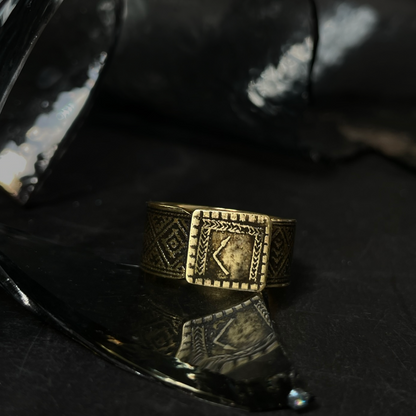 Baltic Zodiac Signet Ring