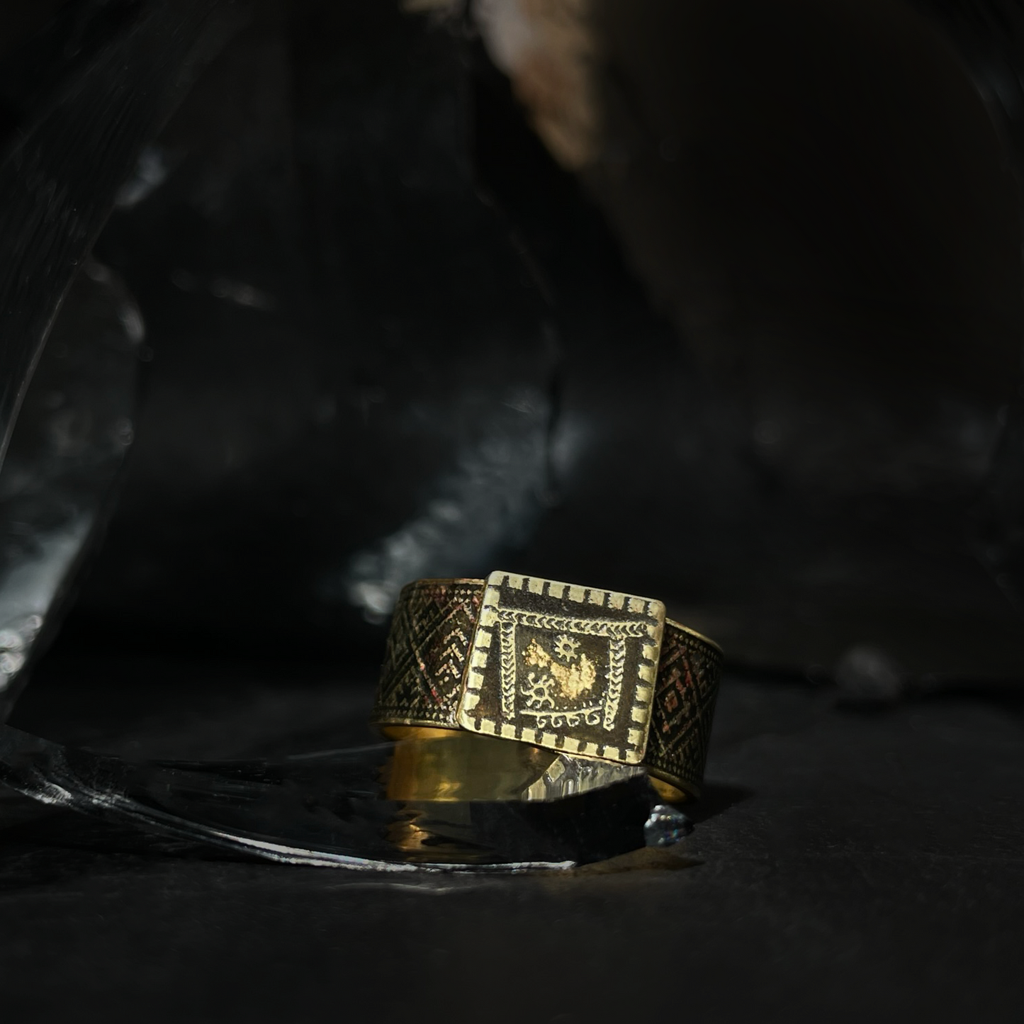 Baltic Zodiac Signet Ring