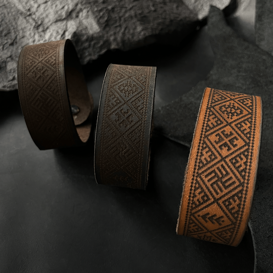 Thin Leather Baltic Bracelets