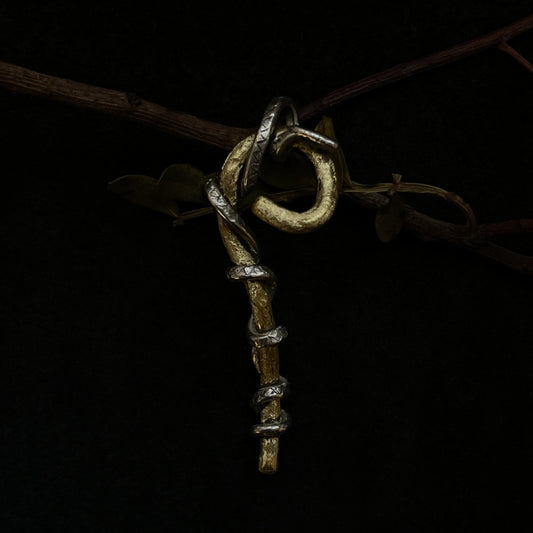 Pendant-amulet "Staff of the Baltic Sage"